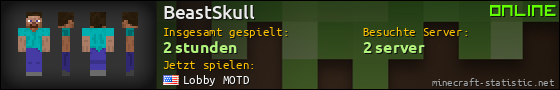 Benutzerleisten 560x90 für BeastSkull