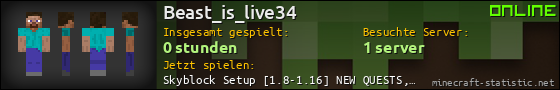 Benutzerleisten 560x90 für Beast_is_live34