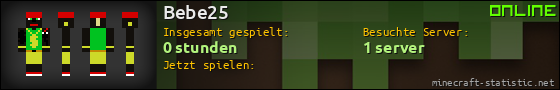 Benutzerleisten 560x90 für Bebe25