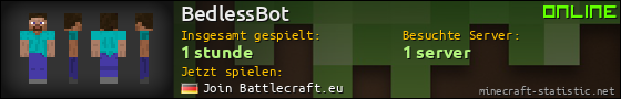 Benutzerleisten 560x90 für BedlessBot