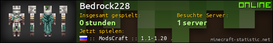 Benutzerleisten 560x90 für Bedrock228