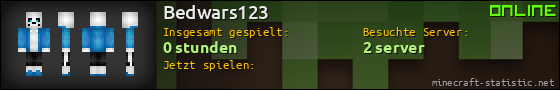 Benutzerleisten 560x90 für Bedwars123