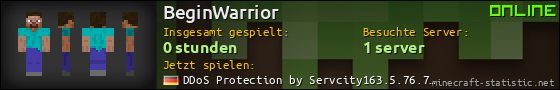 Benutzerleisten 560x90 für BeginWarrior