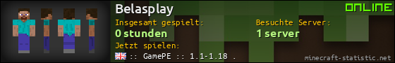 Benutzerleisten 560x90 für Belasplay