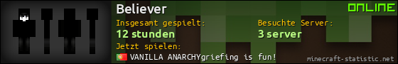 Benutzerleisten 560x90 für Believer