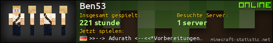 Benutzerleisten 560x90 für Ben53