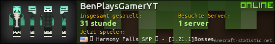 Benutzerleisten 560x90 für BenPlaysGamerYT