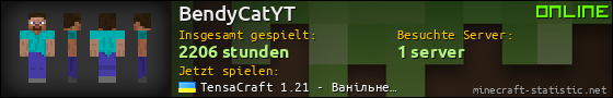 Benutzerleisten 560x90 für BendyCatYT