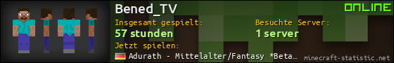 Benutzerleisten 560x90 für Bened_TV