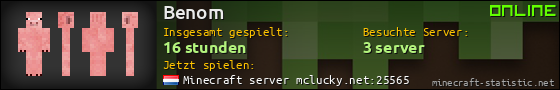 Benutzerleisten 560x90 für Benom