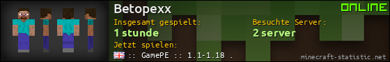 Benutzerleisten 560x90 für Betopexx