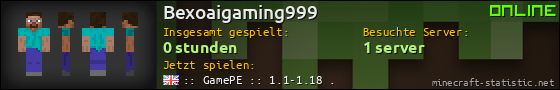 Benutzerleisten 560x90 für Bexoaigaming999