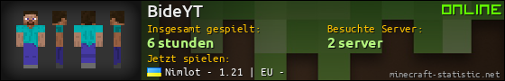 Benutzerleisten 560x90 für BideYT
