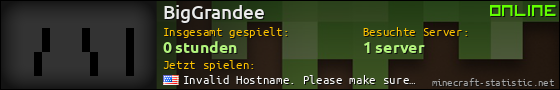 Benutzerleisten 560x90 für BigGrandee