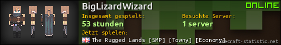 Benutzerleisten 560x90 für BigLizardWizard