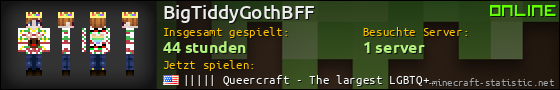 Benutzerleisten 560x90 für BigTiddyGothBFF