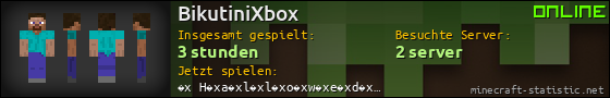 Benutzerleisten 560x90 für BikutiniXbox