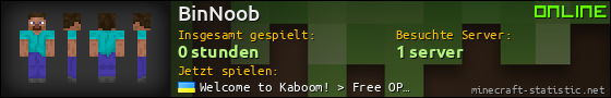 Benutzerleisten 560x90 für BinNoob