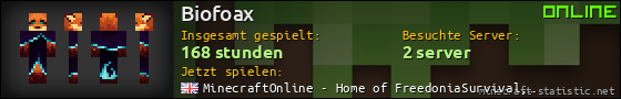 Benutzerleisten 560x90 für Biofoax