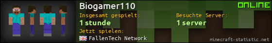 Benutzerleisten 560x90 für Biogamer110