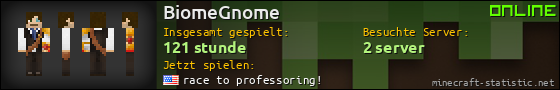 Benutzerleisten 560x90 für BiomeGnome