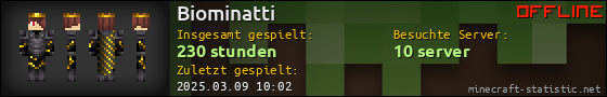 Benutzerleisten 560x90 für Biominatti