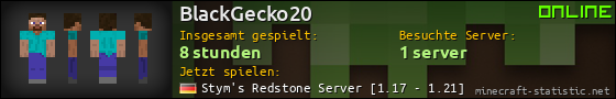 Benutzerleisten 560x90 für BlackGecko20