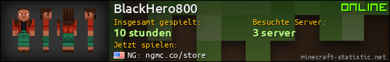 Benutzerleisten 560x90 für BlackHero800