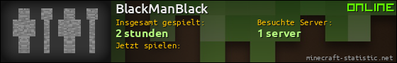 Benutzerleisten 560x90 für BlackManBlack