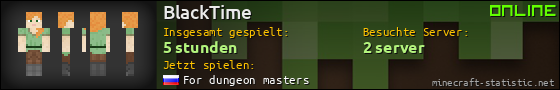 Benutzerleisten 560x90 für BlackTime