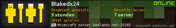Benutzerleisten 560x90 für Blakedx24