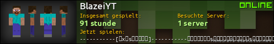 Benutzerleisten 560x90 für BlazeiYT