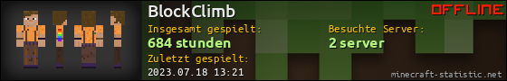 Benutzerleisten 560x90 für BlockClimb