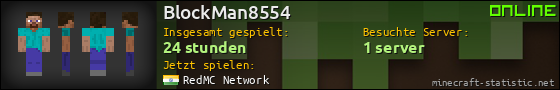 Benutzerleisten 560x90 für BlockMan8554