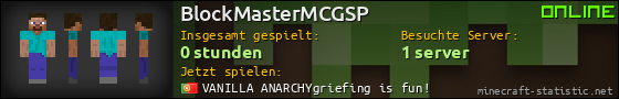 Benutzerleisten 560x90 für BlockMasterMCGSP