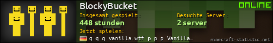 Benutzerleisten 560x90 für BlockyBucket