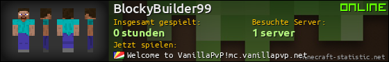 Benutzerleisten 560x90 für BlockyBuilder99