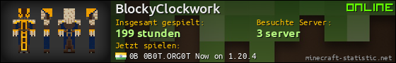 Benutzerleisten 560x90 für BlockyClockwork