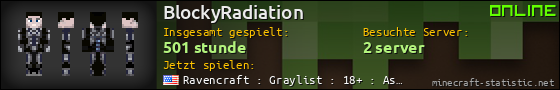 Benutzerleisten 560x90 für BlockyRadiation