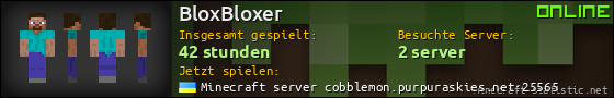 Benutzerleisten 560x90 für BloxBloxer