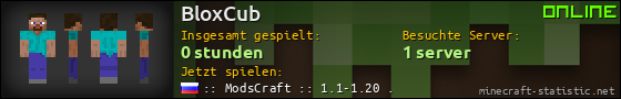 Benutzerleisten 560x90 für BloxCub