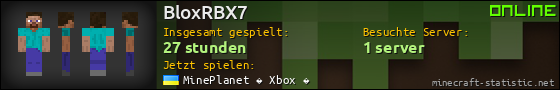 Benutzerleisten 560x90 für BloxRBX7