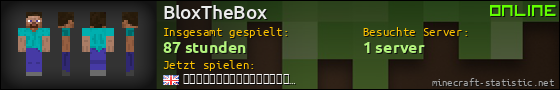 Benutzerleisten 560x90 für BloxTheBox