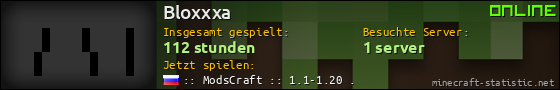 Benutzerleisten 560x90 für Bloxxxa