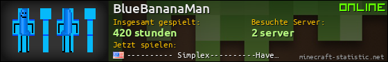 Benutzerleisten 560x90 für BlueBananaMan