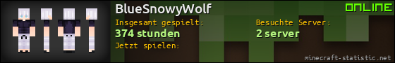 Benutzerleisten 560x90 für BlueSnowyWolf