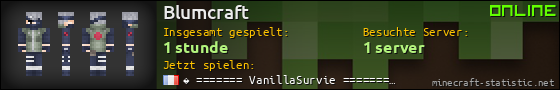 Benutzerleisten 560x90 für Blumcraft