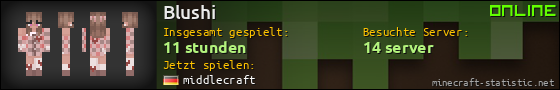 Benutzerleisten 560x90 für Blushi