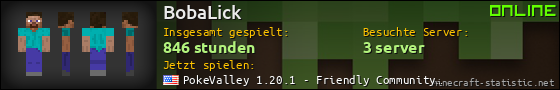Benutzerleisten 560x90 für BobaLick