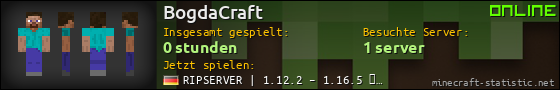 Benutzerleisten 560x90 für BogdaCraft